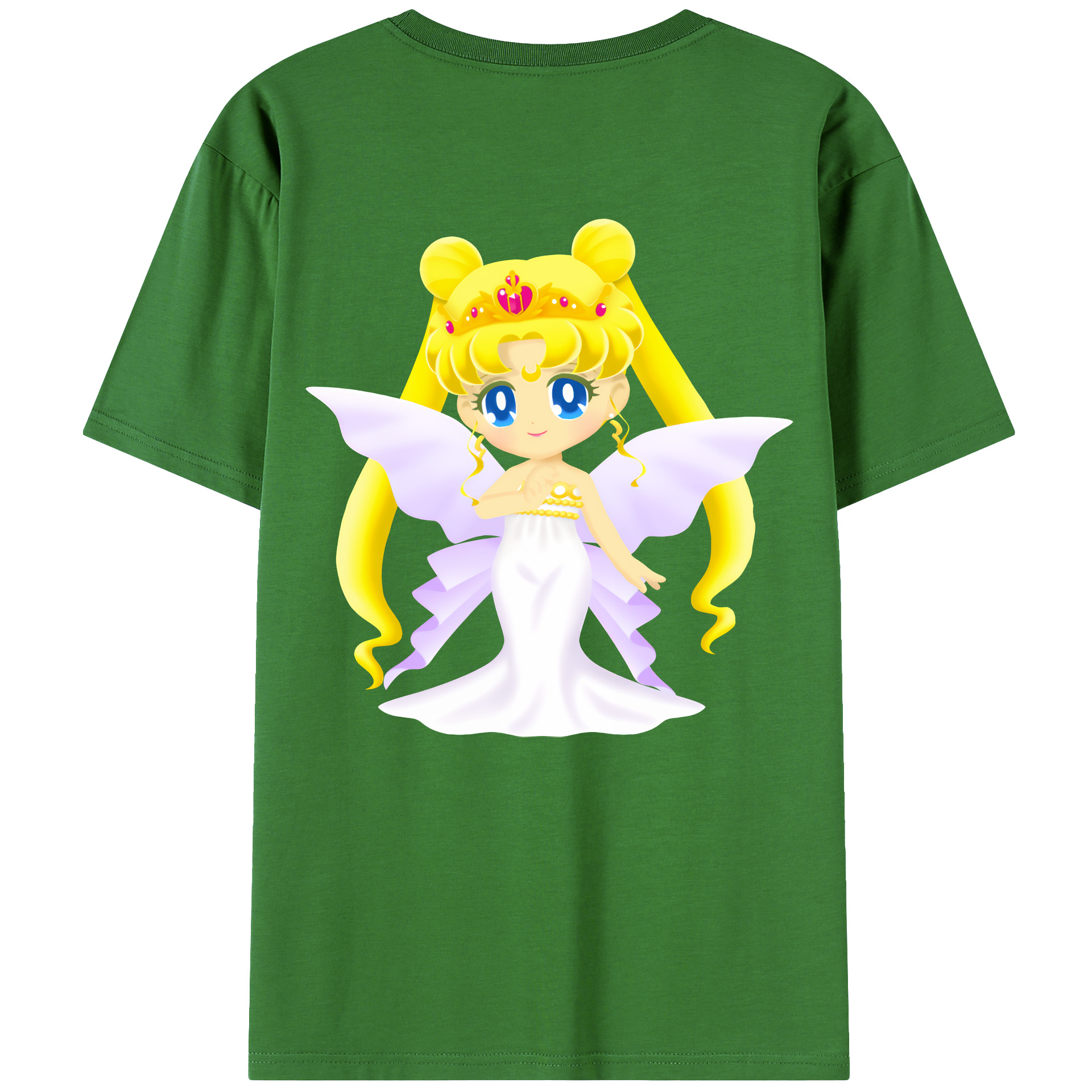 （画像用） 美少女戦士セーラームーン 愛野 美奈子 あいの みなこ Sailor Moon Aino Minako レディース半袖Tシャツ(バックプリント)